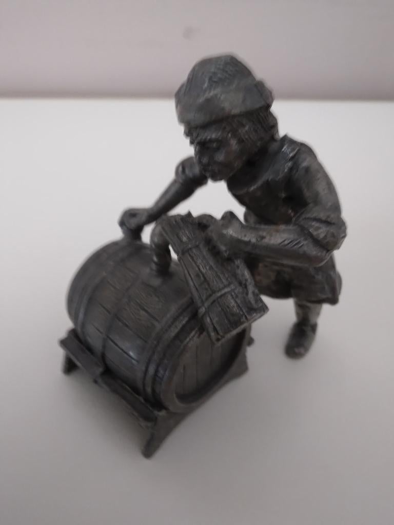 tin oude ambachten biermaker, Ophalen of Verzenden