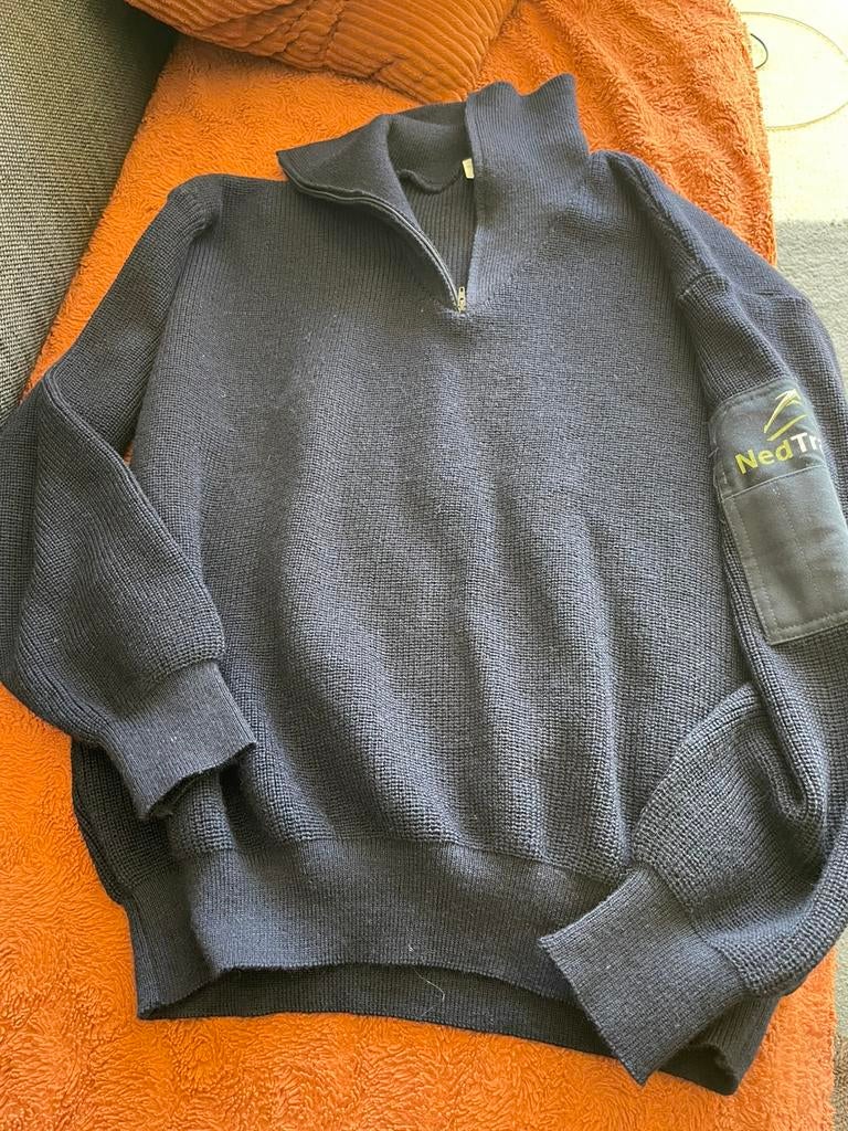 Wollen trui blauw nooit gedragen - maat XL, Ophalen of Verzenden, Nieuw, Maat 56/58 (XL), Blauw