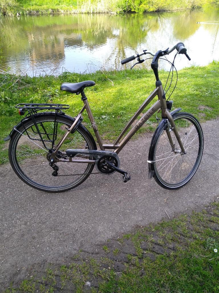 Gazelle Chamonix Trekking damesfiets €400,-, Fietsen en Brommers, Ophalen, Velgrem, Versnellingen, 56 cm of meer