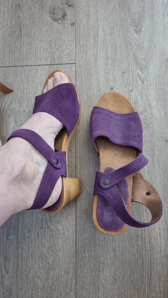 2 paar Sanita sandaaltjes maat 37, Kleding | Dames, Schoenen, Overige kleuren, Overige typen, Ophalen of Verzenden, Zo goed als nieuw