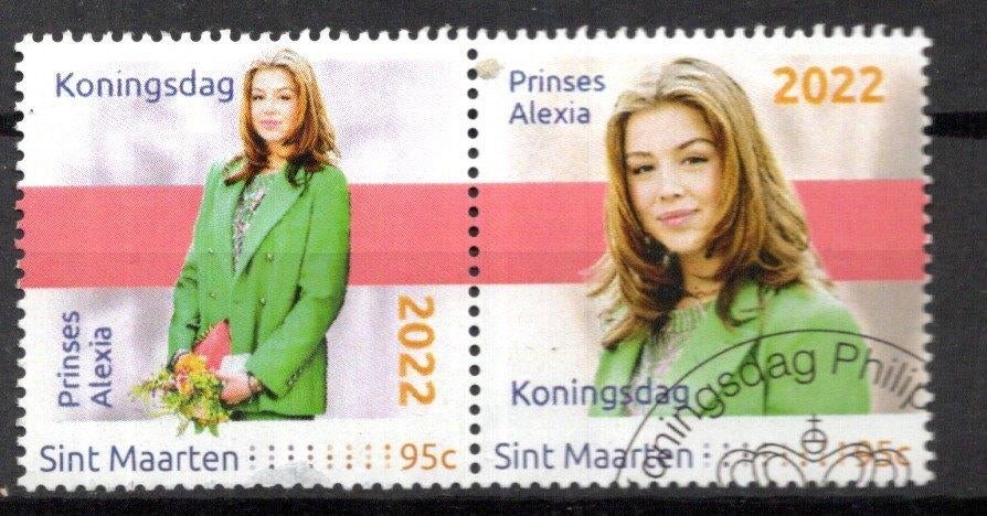 gestempelde zegels. St. Maarten. Alexia, Ophalen of Verzenden, Na 1940, Postfris