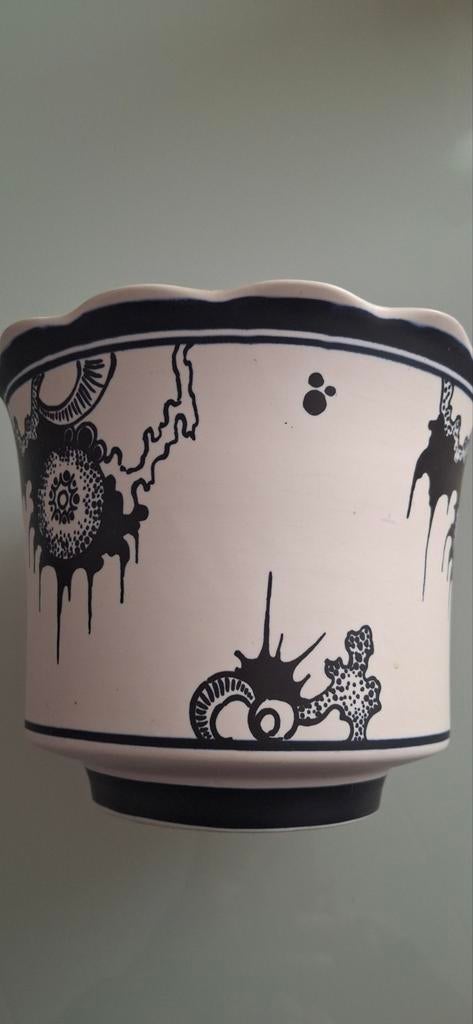 Modica Gouda Holland Bloempot - Uniek Design, Antiek en Kunst, Antiek | Keramiek en Aardewerk, Ophalen of Verzenden