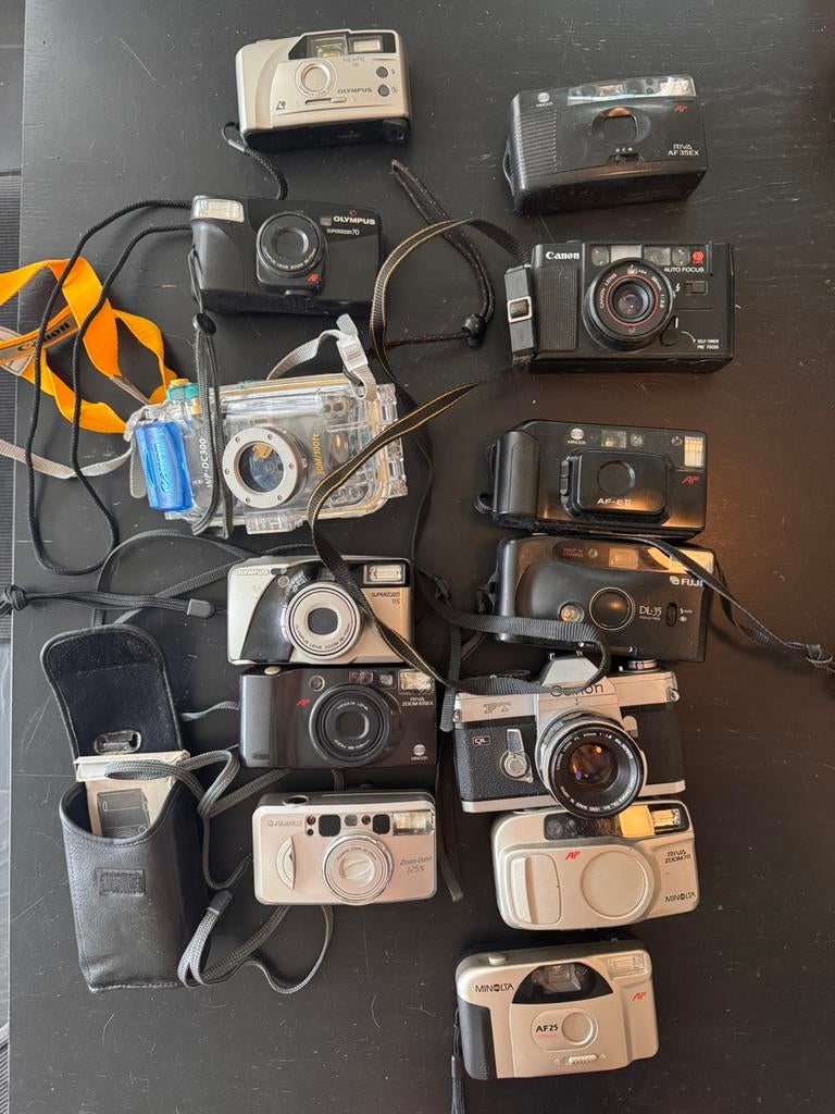 Vintage analoge camera collectie + Yashica Electro 8, Ophalen of Verzenden, Zo goed als nieuw