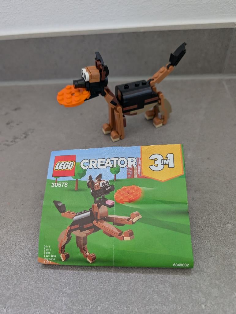 LEGO Creator 30578 3in1 -  Duitse Herder, Lego, Compleet, Ophalen of Verzenden, Zo goed als nieuw