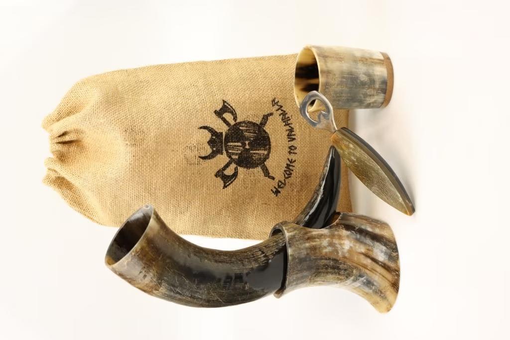 Viking mokken - Viking hoorn - Vikings beker - Vikings, Overige kleuren, Cave & Garden, Verzenden, Nieuw