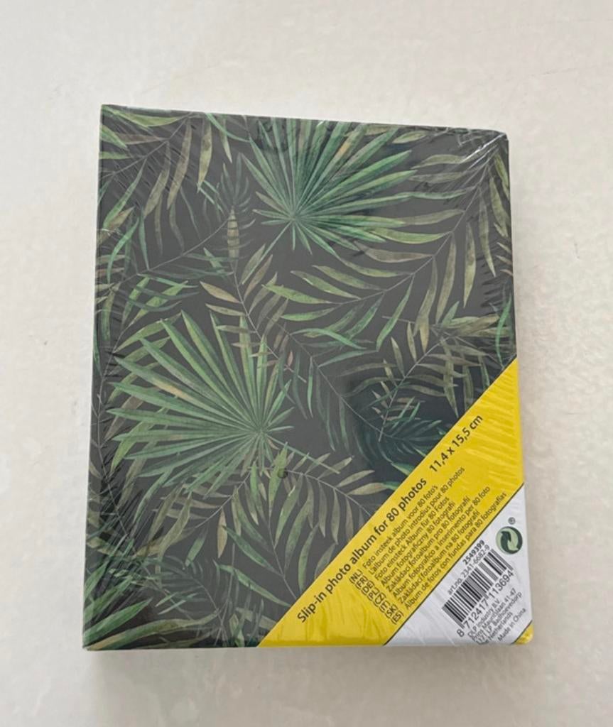 Nieuw: insteek fotoalbum voor 80foto's. Afmeting:11,4x15,5cm, Ophalen of Verzenden, Nieuw, Fotoalbum