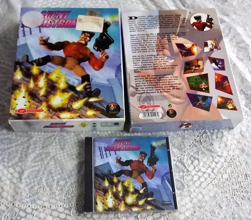Agent Armstrong Game c.d. In bigbox, Avontuur en Actie, Gebruikt, 1 speler, Eén computer