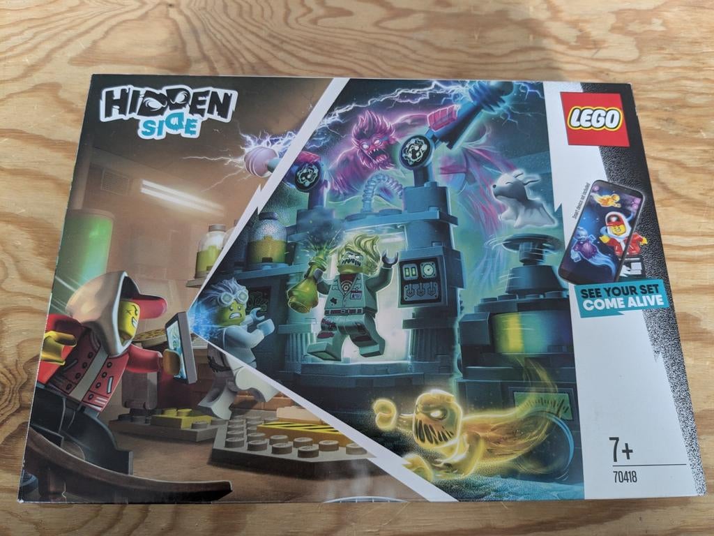 Lego Hidden Side 70418 J.B.'s Spooklabaratorium, Overige thema's, Lego, Nieuw, Ophalen of Verzenden