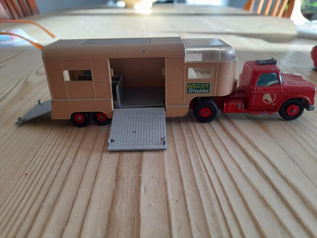 Matchbox King Size horse van, Ophalen of Verzenden, Auto, Matchbox