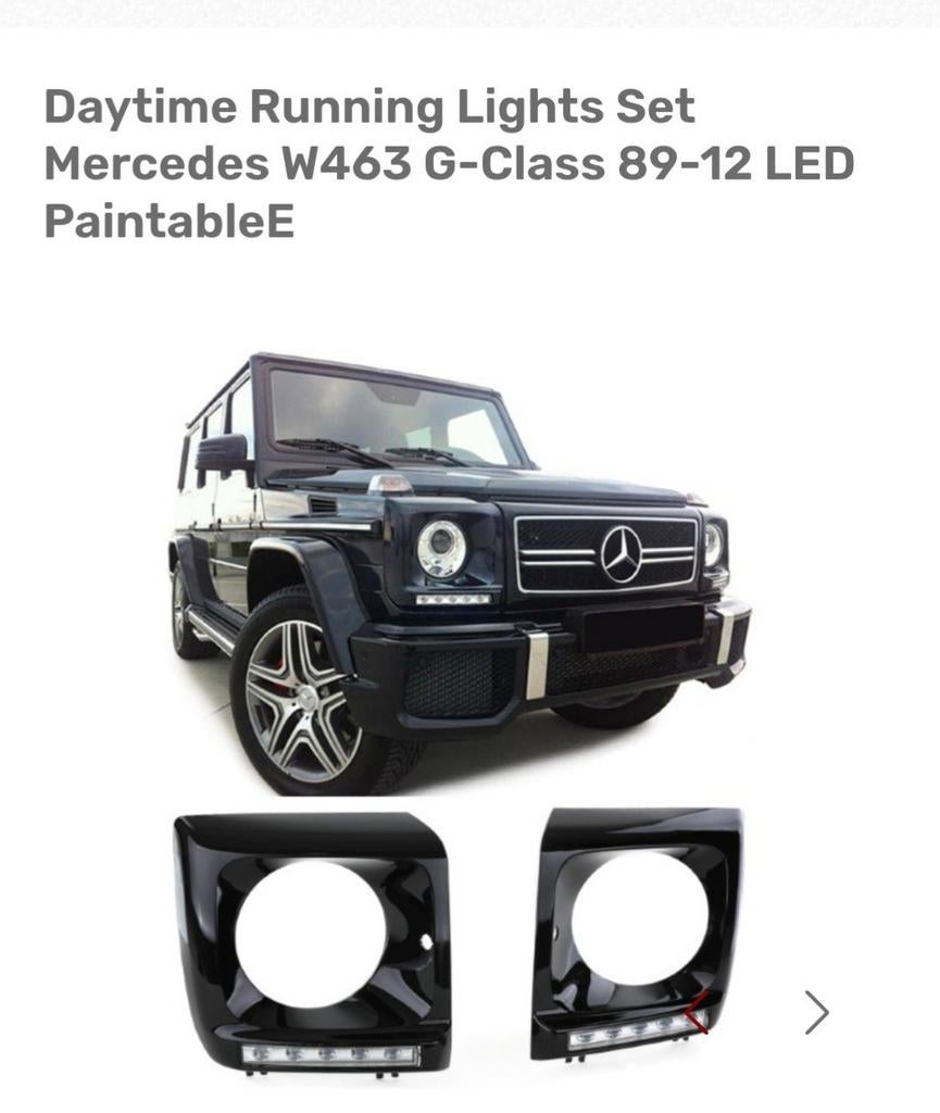 Mercedes G-Klasse DRL LED Ombouw W463 (1986-2006), Ophalen of Verzenden