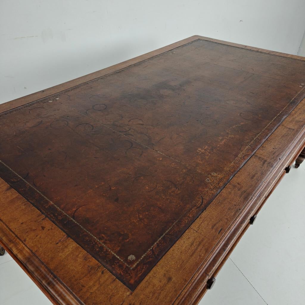 19e-eeuws Engels dubbelzijdig partnerbureau – S. & H. Jewell, Ophalen of Verzenden