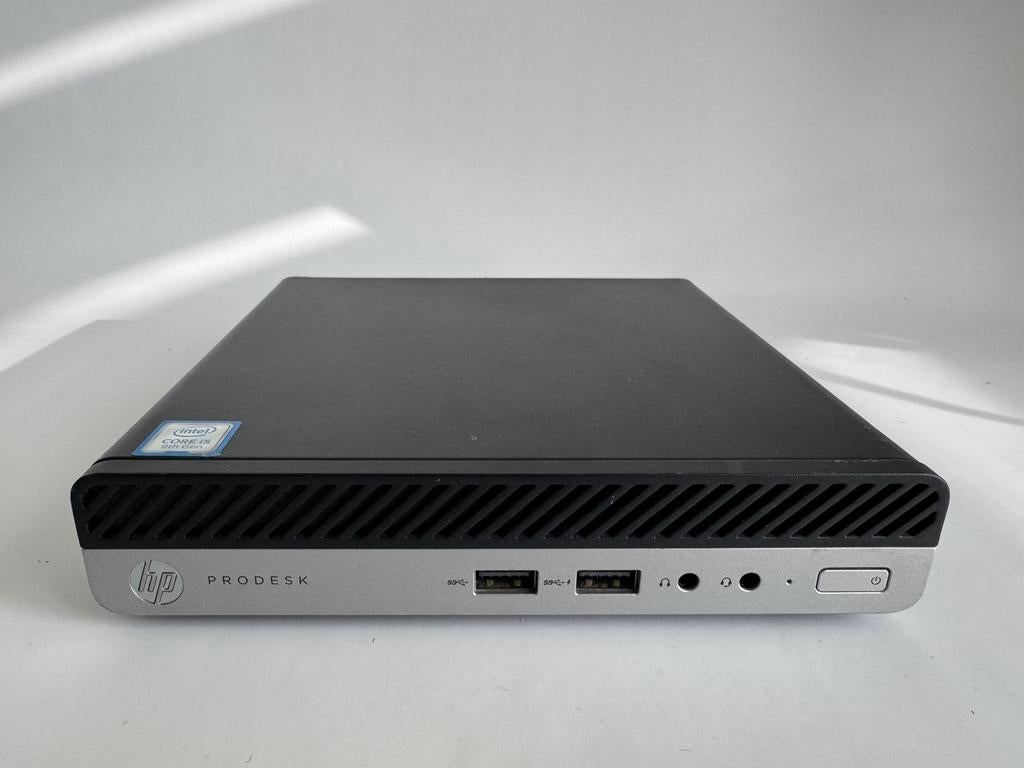 HP ProDesk 400 G5 mini PC | i5-9500T | 8GB RAM | 256GB SSD, Computers en Software, Desktop Pc's, Zo goed als nieuw, SSD, Ophalen of Verzenden