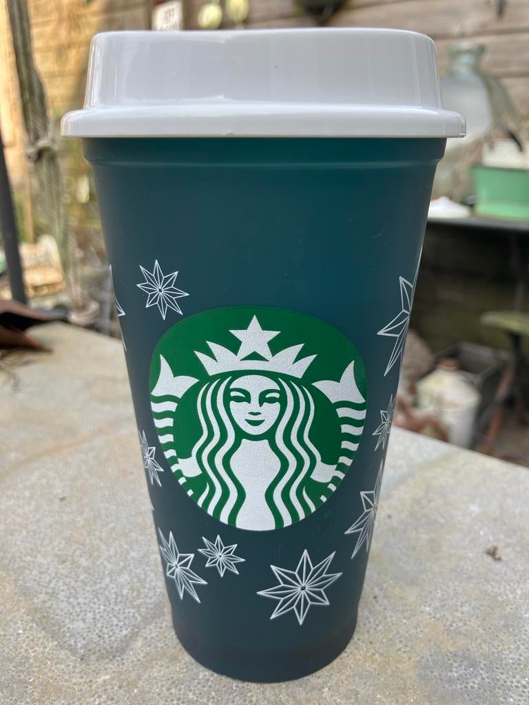 Starbucks Winter Beker - Herbruikbare Koffiebeker, Ophalen of Verzenden, Zo goed als nieuw