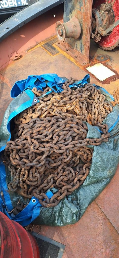 Ong 20m Ankerketting/scheepsketting, Ophalen, Gebruikt