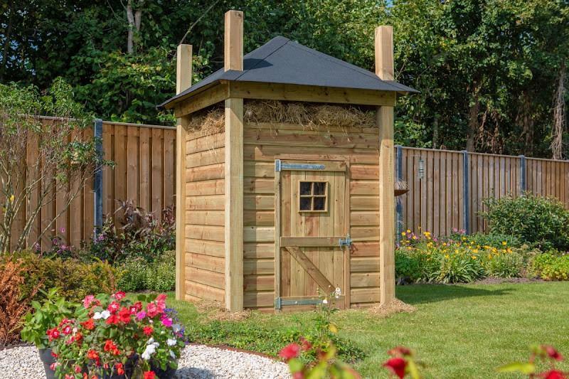 Konijnenhok met Hooizolder Loes, 110 cm of meer, Nieuw, Ophalen of Verzenden, 90 cm of meer