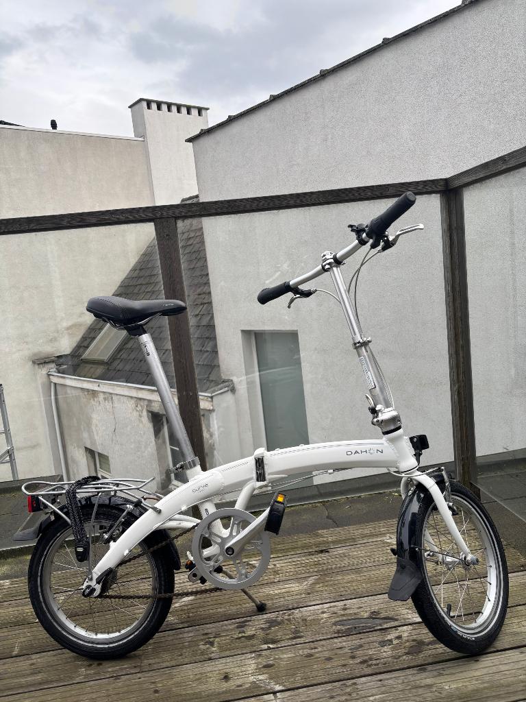 Plooifiets/vouwfiets Dahon Curve D3, Fietsen en Brommers, Fietsen | Vouwfietsen, Ophalen, Gebruikt, 14 tot 16 inch, Versnellingen