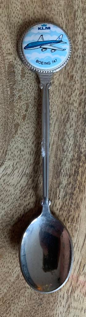 KLM Boeinig 747 Theelepel, Verzamelen, Luchtvaart en Vliegtuigspotten, Ophalen of Verzenden