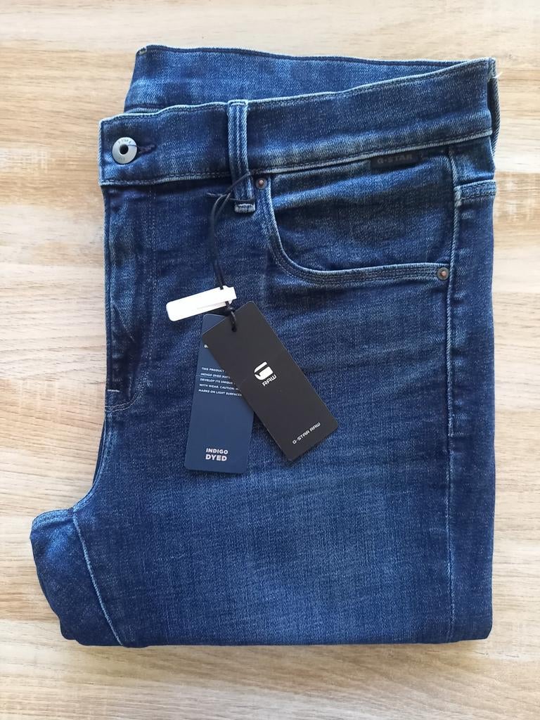 Gstar 3301 flare blauw nieuwstaat 32x32, Blauw, Ophalen of Verzenden, W30 - W32 (confectie 38/40), G-STAR RAW