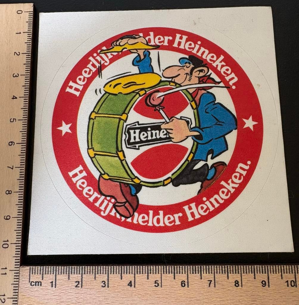 Heineken Bier, sticker rond, Verzenden, Nieuw, Merk