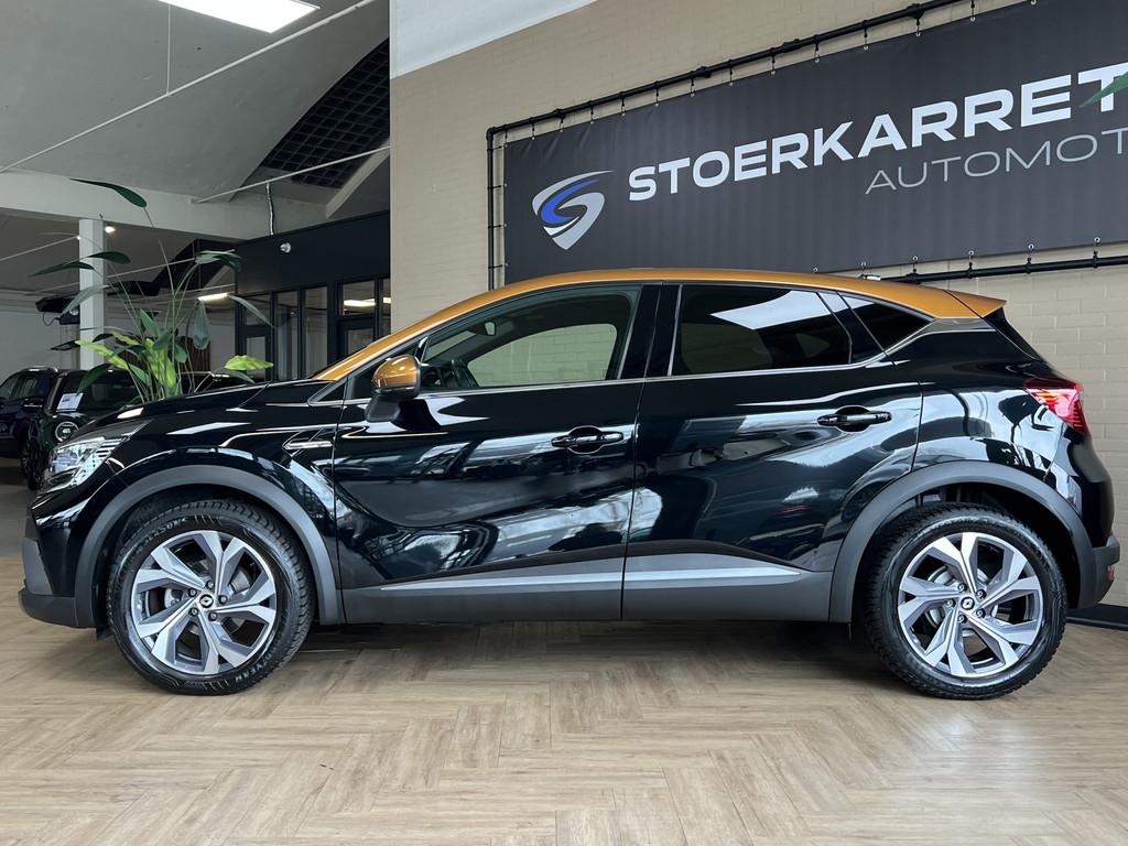 Renault Captur 1.3 TCe 140 R.S. Line | Groot Navi | Stoel, S, Gebruikt, Zwart, 4 cilinders, Leder en Stof