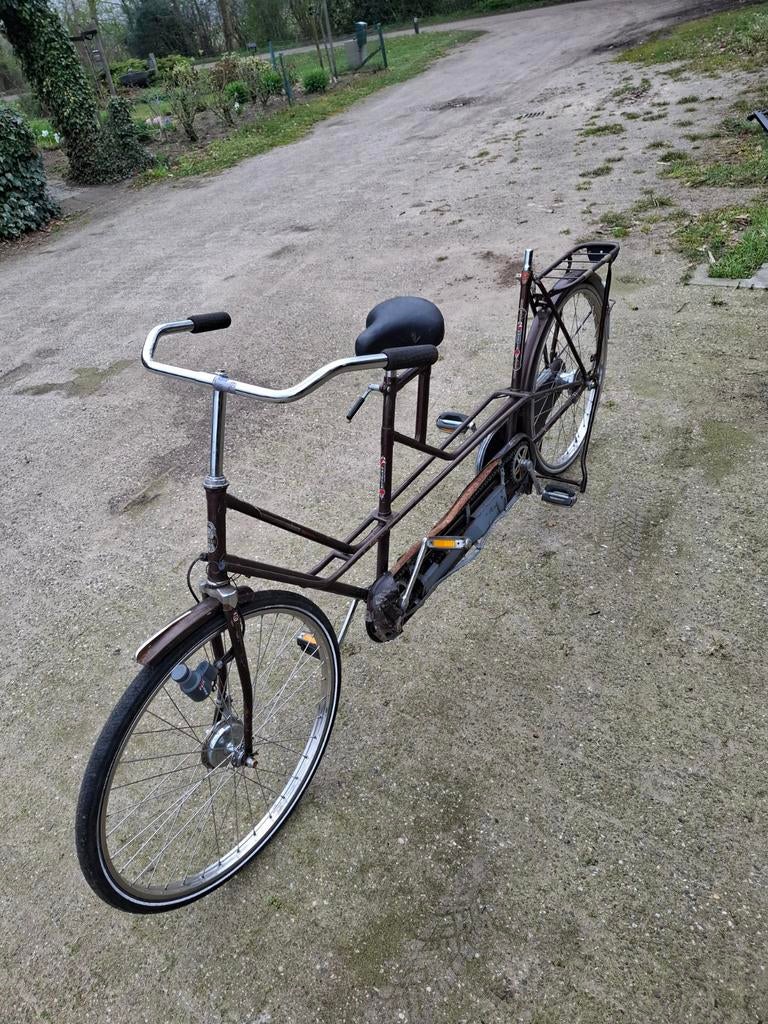 Gazelle tandem fiets, Ophalen, Minder dan 10 versnellingen, Gebruikt, 47 tot 51 cm
