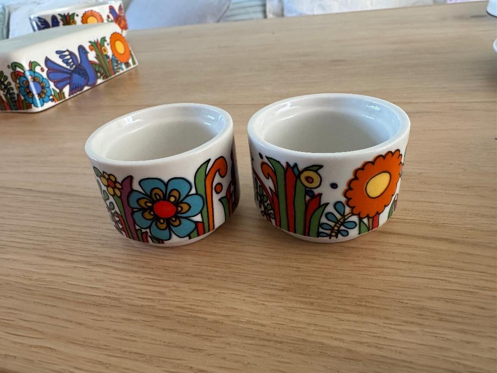 Villeroy & Boch - Acapulco servies - 2 eierdopjes, Huis en Inrichting, Keuken | Servies, Overige typen, Ophalen of Verzenden, Zo goed als nieuw