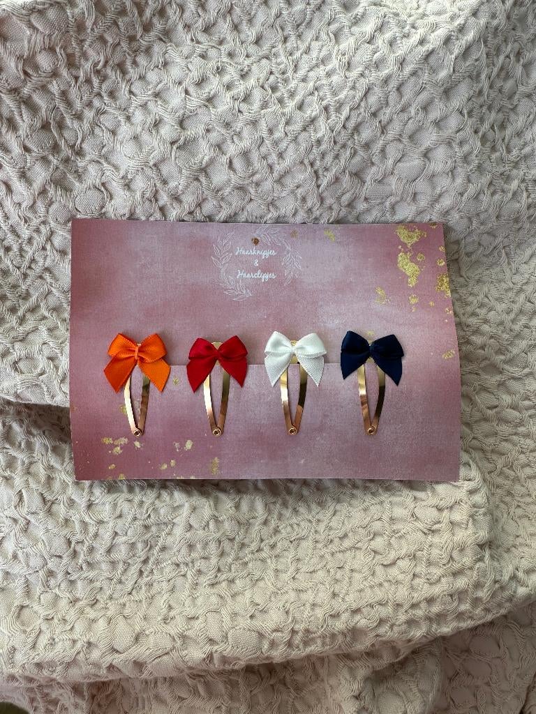 Haarknipjes & haarclipjes klikklak speldjes rood, wit, blauw, Ophalen of Verzenden, Nieuw, Haarknipjes & haarclipjes