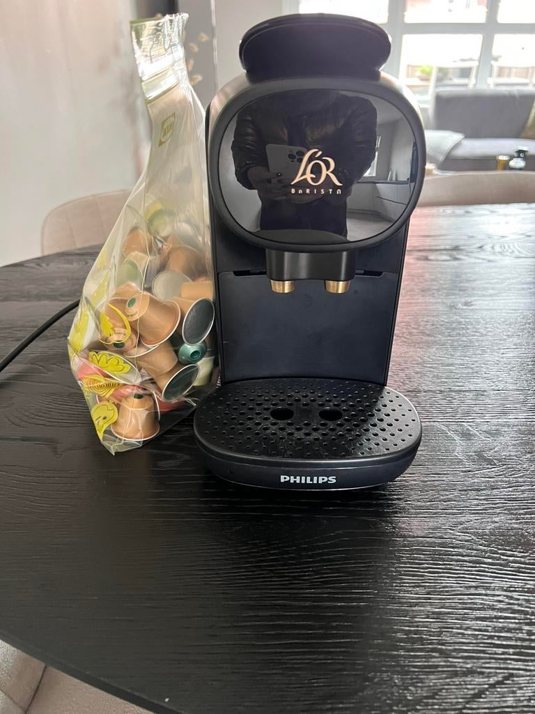 Lor barista koffiezetapparaat, Koffiemachine, Ophalen of Verzenden, Zo goed als nieuw, Koffiepads en cups