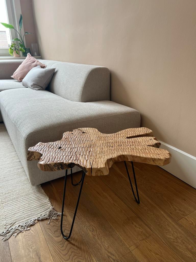 Zara Home bijzettafel van hout, Huis en Inrichting, Tafels | Bijzettafels, Ophalen, Minder dan 45 cm, Gebruikt, 55 tot 75 cm