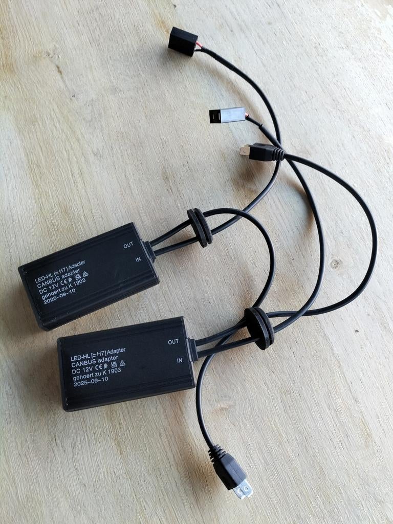 H7 canbus adapters. 1 week gebruikt., Computers en Software, Laptop-opladers, Ophalen of Verzenden
