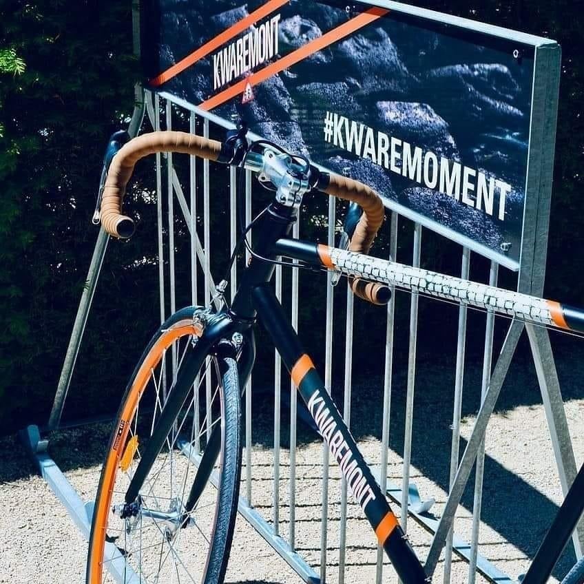 fietsenrek met reclame, Ophalen, Nieuw