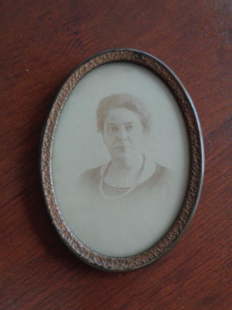 antiek ovaal fotolijstje, Antiek en Kunst, Ophalen of Verzenden