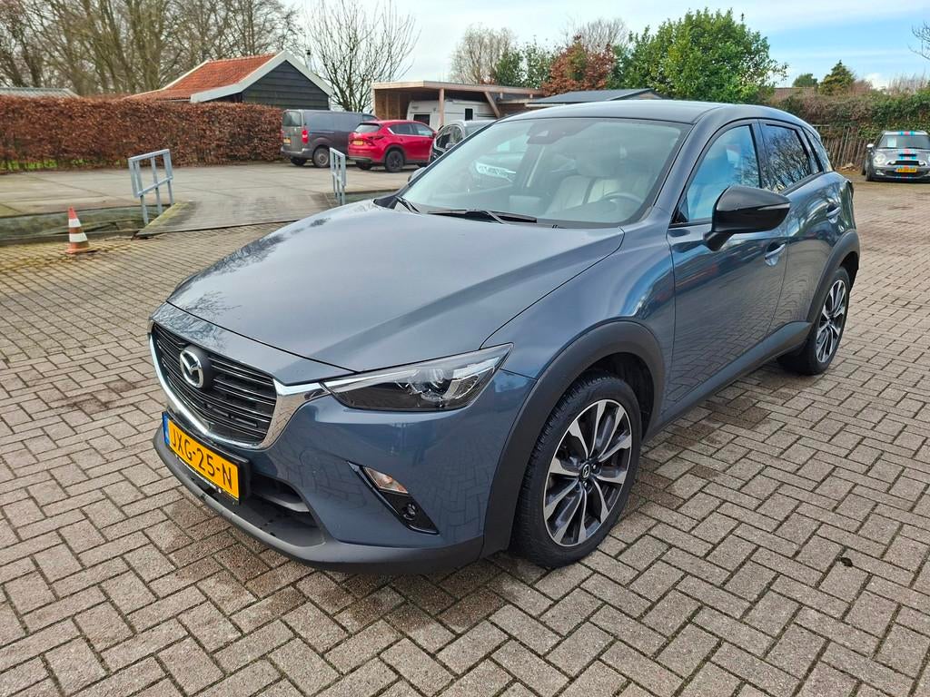Mazda CX-3 2.0 SkyActiv-G 121 Luxury automaat carplay leer, Gebruikt, Euro 6, Leder, 630 kg