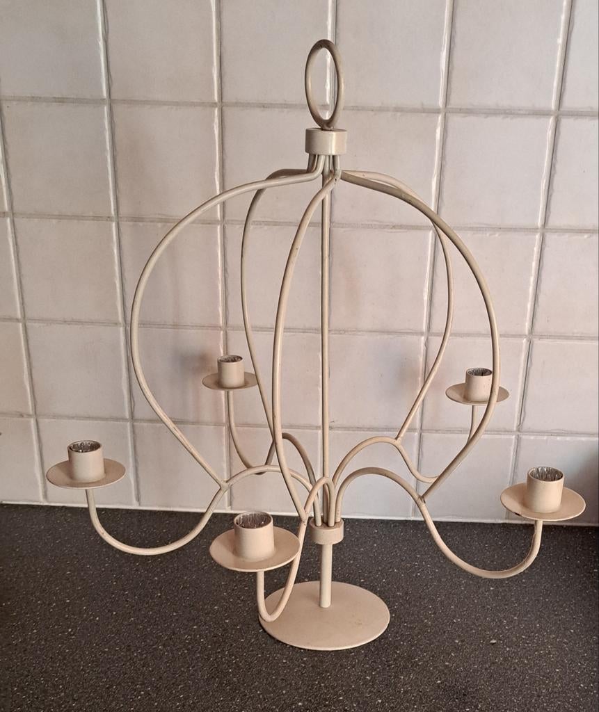 Kandelaar, Ophalen of Verzenden, Zo goed als nieuw, Metaal, Barok