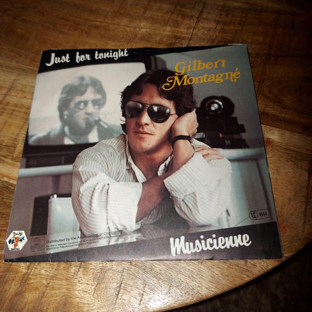Gilbert montagne  / just for tonight, Ophalen of Verzenden, Zo goed als nieuw, Pop