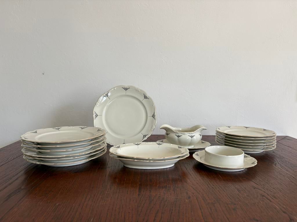 Vintage Bareuther Bavaria porseleinen servies, Antiek en Kunst, Antiek | Servies compleet, Ophalen