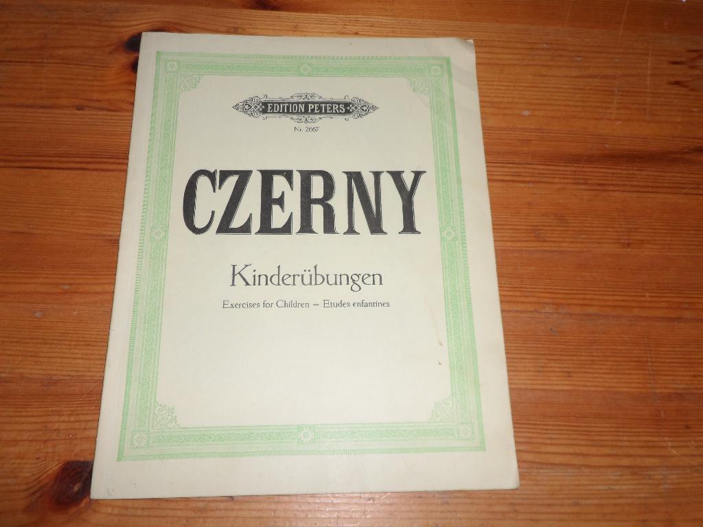 Czerny - kinderubungen, Muziek en Instrumenten, Bladmuziek, Gebruikt, Klassiek, Ophalen of Verzenden, Artiest of Componist