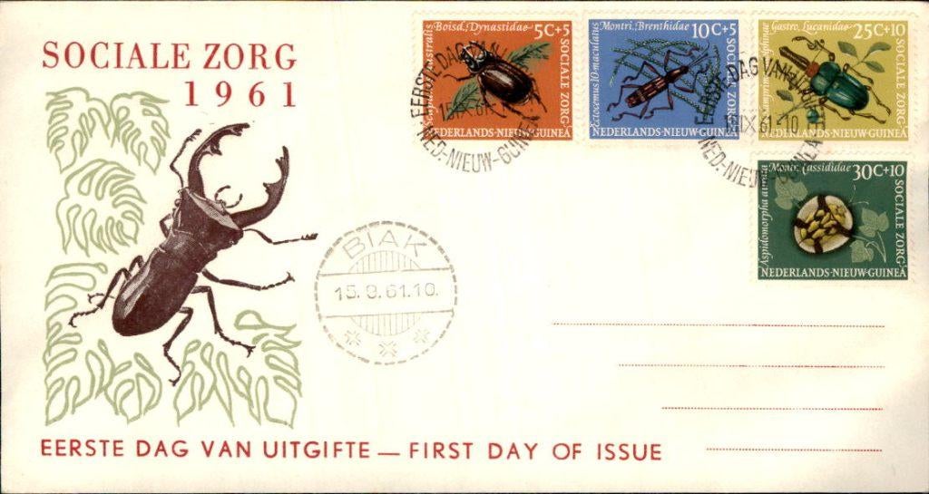 Nieuw Guinea - FDC - 1961 - Biak, Verzenden, Envelop