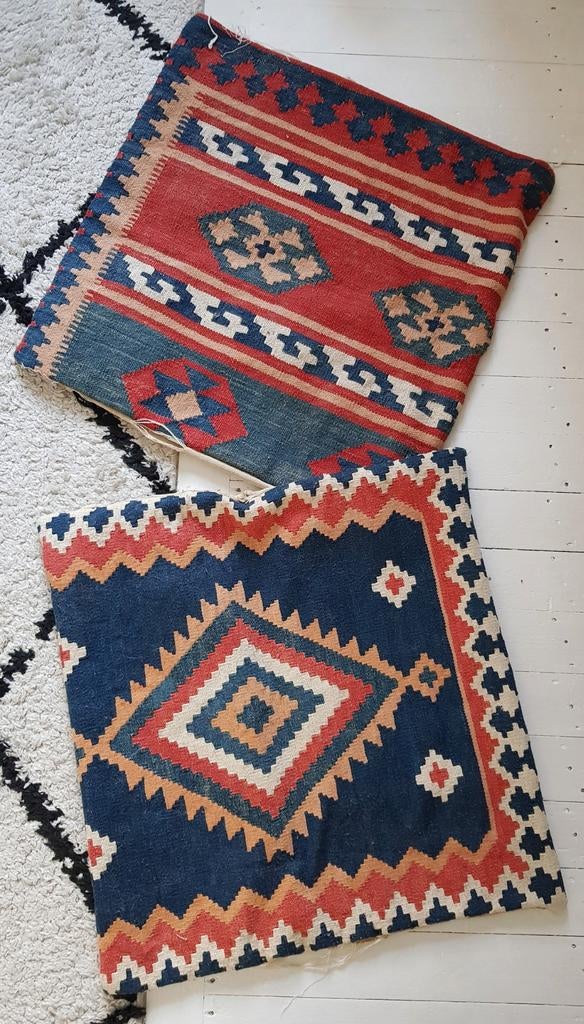 2 grote kussenslopen ongeveer 70x70 cm, Ophalen of Verzenden, Gebruikt, Vierkant