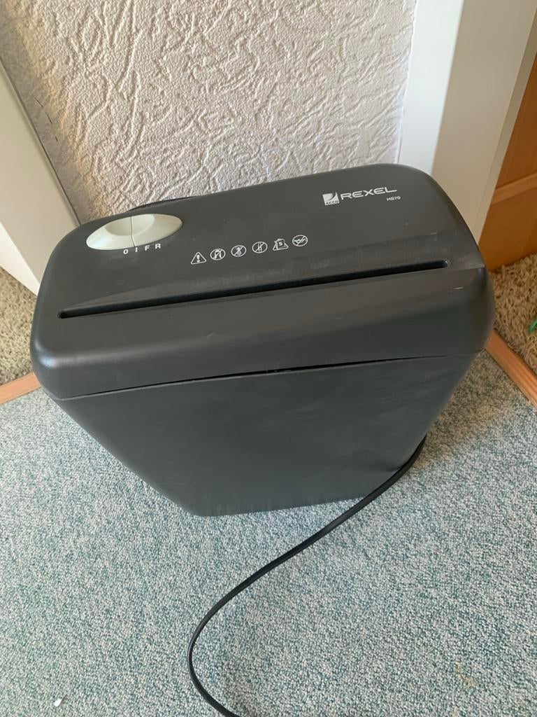 Rexel HS70 papierversnipperaar - Veilig en efficiënt, Ophalen of Verzenden, Gebruikt