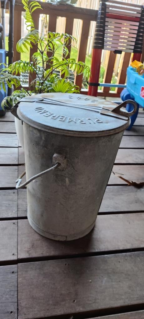 Zinken Vuilnisbak Purmerend, Ophalen, Gebruikt, 50 tot 75 cm, 40 liter of meer