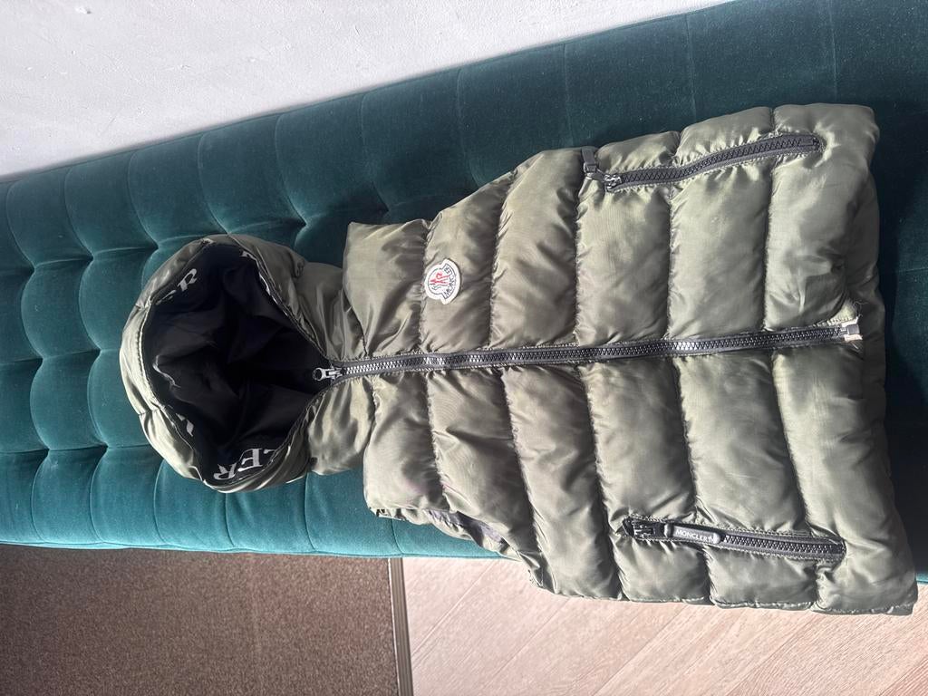 Moncler Bodywarmer Kinderen - Groen, Ophalen, Zo goed als nieuw, Jongen