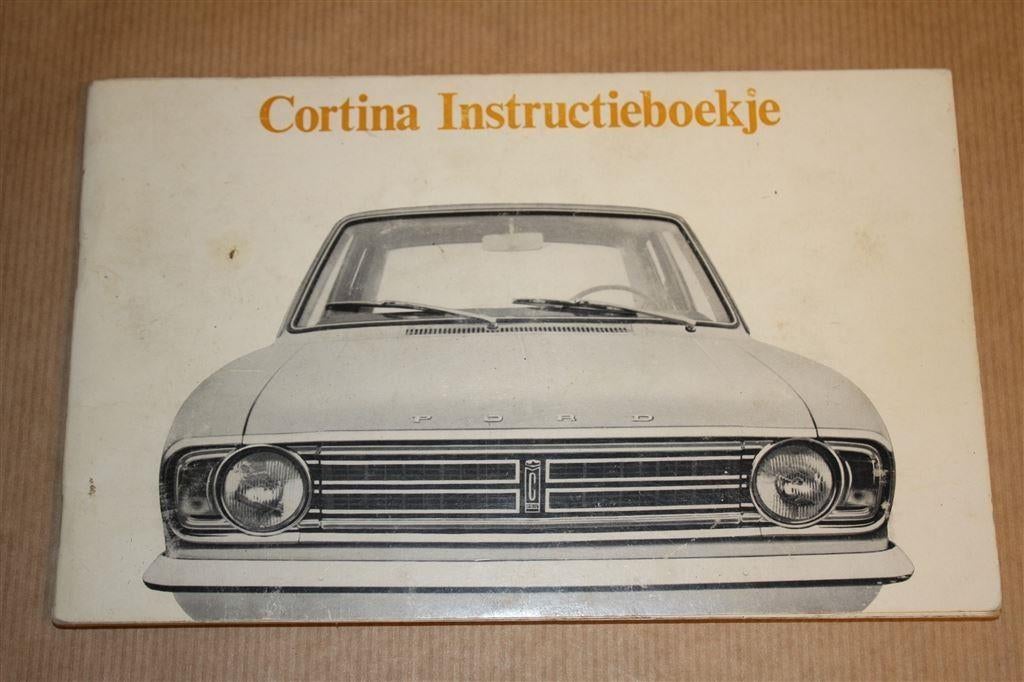 Ford Cortina Instructieboekje - 1968, Auto diversen, Handleidingen en Instructieboekjes, Ophalen of Verzenden