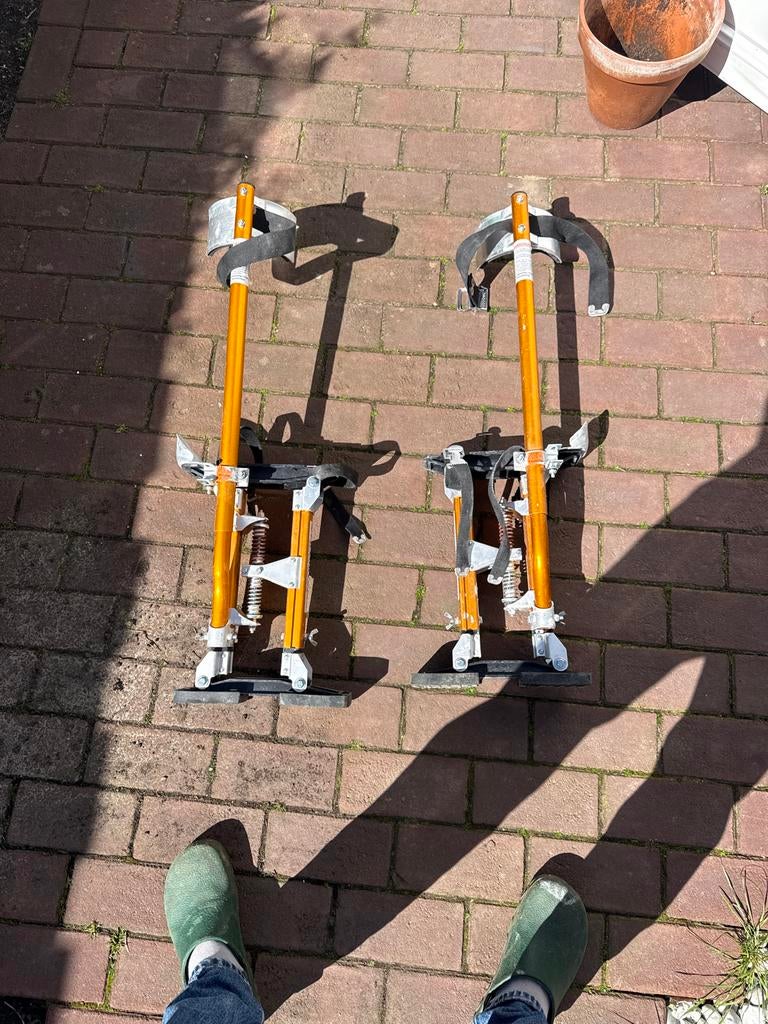 Stucstelten - Slechts 1 keer gebruikt, Ophalen of Verzenden, Zo goed als nieuw