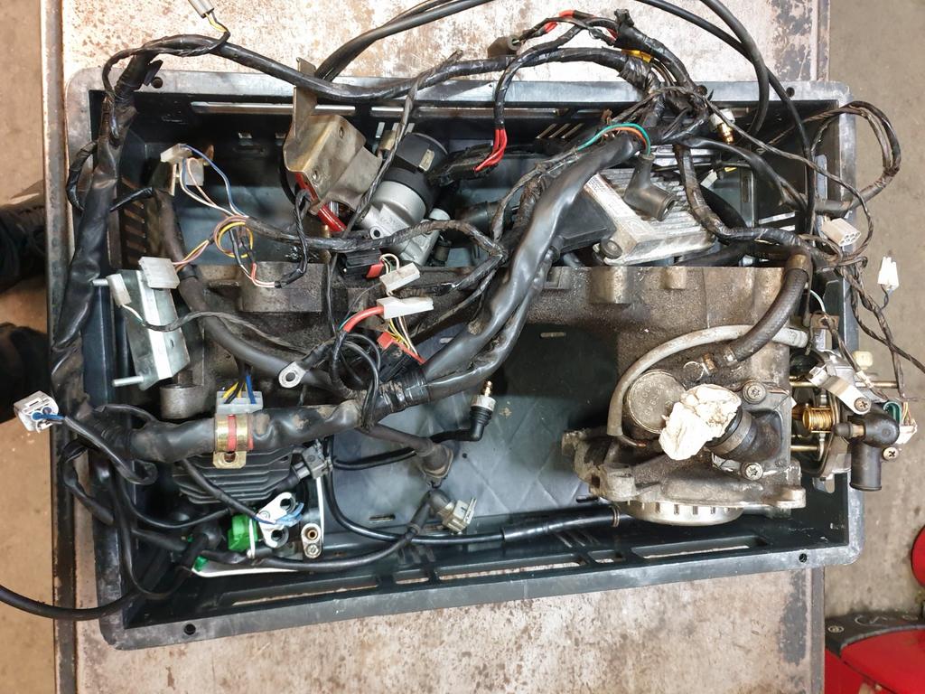 Gilera Runner Injectie motorblok met onderdelen., Fietsen en Brommers, Brommeronderdelen | Scooters, Gebruikt, Piaggio, Blok, Ophalen of Verzenden