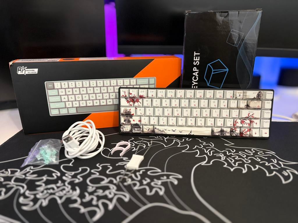 Royal kludge C68 Hall Effect gaming keyboard, Computers en Software, Toetsenborden, Ophalen of Verzenden, Zo goed als nieuw