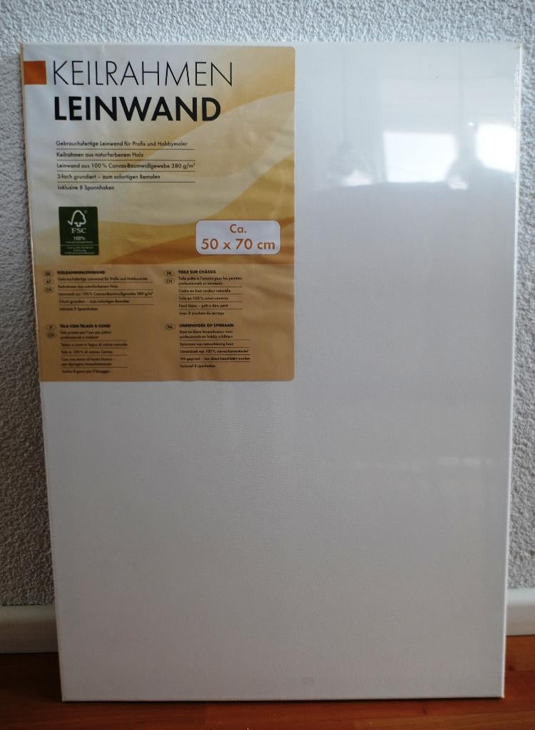 Schildersdoek 50 x 70 cm, Ophalen, Nieuw, Overige typen