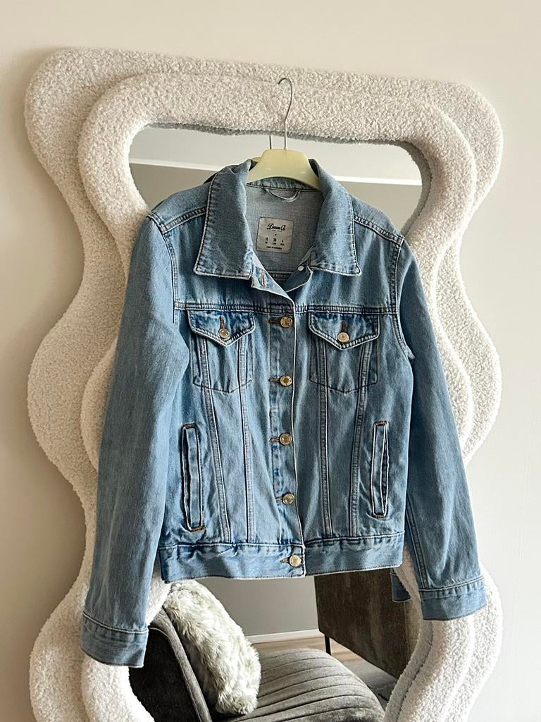 Dames spijkerjasje maat 38, Ophalen of Verzenden, Zo goed als nieuw, Maat 38/40 (M), Blauw