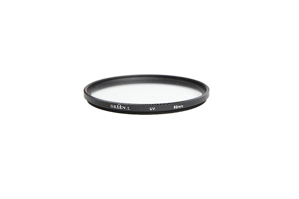 Green L 62mm UV filter, Verzenden, Zo goed als nieuw, 50 tot 60 mm, UV-filter