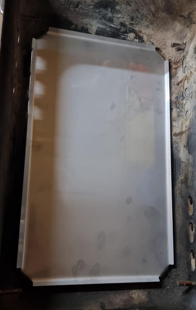 Rvs asplaat voor de WGA weber go anywhere, Tuin en Terras, Houtskoolbarbecues, Ophalen of Verzenden